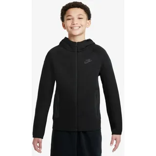 Nike Sportswear Tech Fleece Kapuzenjacke Jungen 010 black/black/black S 128-137 cm