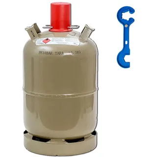 11kg leere Gasflasche für Camping Gasgrill Caravan  tragbare Propangasflasche in...