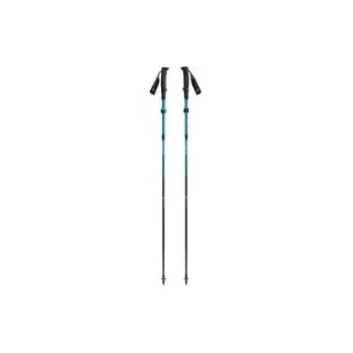 Trekkingstöcke Distance Carbon FLZ, Fitnessgerät - anthrazit/blau, 1 Paar, 95-110 cm