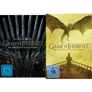 Game of Thrones - Staffel 8 [4 DVDs] & Game of Thrones - Die komplette 5. Staffel [5 DVDs]