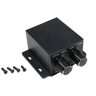 Auto Auto Verstärker Audio, Asudaro Universal Auto Verstärker Audio RCA Verstärker 0DB - 12DB 40HZ-150HZ Auto Stereo Audioverstärker Verlustfreier Desktop-Subwoofer-Verstärker Mit Lautstärkeregler