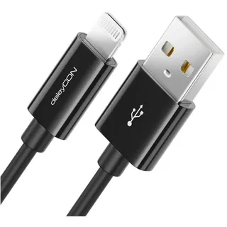 deleyCON USB-Daten/Ladekabel MK-MK403 für Apple 1 m, Schwarz