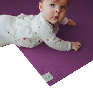 SanoSoft Krabbelmatte Pflaume | Gr.: 60 x 240 cm