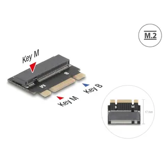 DeLock 64342 - Adapter M.2 Key B+M Stecker> M Slot