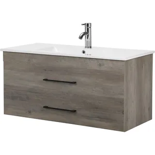 WELLTIME Florenz Waschtisch 100 x 46 cm Grau