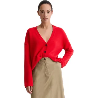Marc O'Polo Strickjacke oversized aus flauschiger Lambswool Rot M