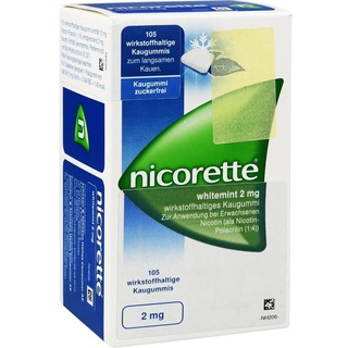 Nicorette Whitemint 2 mg Kaugummi 105 St.