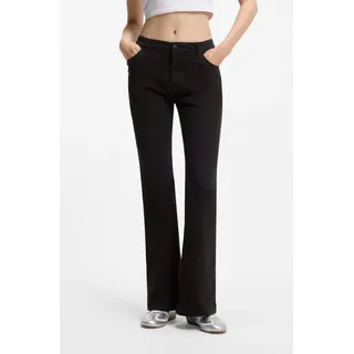 HUGO BOSS HUGO Blue Bootcuthose Hizama mit hohem Bund, Flared Fit schwarz 40