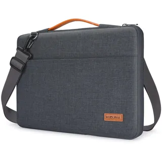 KIZUNA Laptop Tasche 17 17.3 Zoll Laptoptasche Notebook Hülle für 17" Lenovo IdeaPad 3i Gen 7/ThinkBook Plus 17/ASUS Vivobook 17/LG gram 17/17.3" Dell XPS 17/MSI 17/HP Wasserdichte Schultertasche,Grau