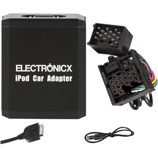 Adapter AUX iPhone iPad iPod CD Wechsler BMW, Mini, Land Rover Rundpin