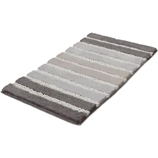 KLEINE WOLKE Badteppich Phoenix Silbergrau 70 x 120 cm