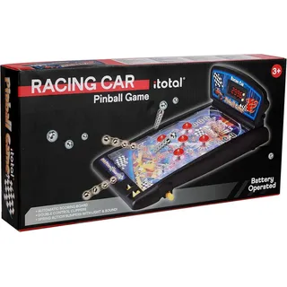 I-TOTAL Spiel I-TOTAL® Pinball Space Galaxy Flipper Weltraum Retro-Vintage-Display, Tischflipper
