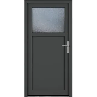 Roro Nebeneingangstür 'Detroit' Kunststoff anthrazit/weiß 980 x 1980 mm rechts