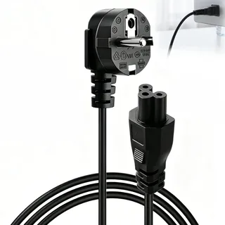 Ladekabel Netzkabel kompatibel mit E-Scooter Ninebot MAX, für G30 G30D G30D2 F65D Winkelstecker 1,5 m Robustes Ladezubehör Hochleitfähige Kupferadern ohne Internes Ladegerät Zubehör Set