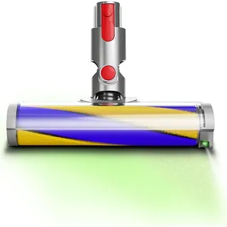 FEVORCS Bürste Kompatibel mit Dyson V7, V8, V10, V11, V15 Staubsauger Elektrobürste mit Direktantrieb mit 4 Frontlichten für Hartboden und