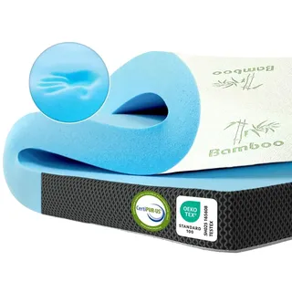 Premium Komfort Topper - Matratzen-Topper mit Gel-Memory-Schaum 80x200x7cm