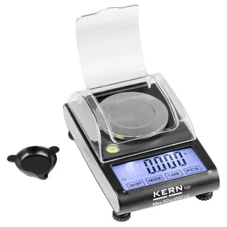 Kern TGD 50-3C Taschenwaage TGD 50-3C Wägebereich (max.) 50 g Ablesbarkeit 1 mg batteriebetrieben Schwarz