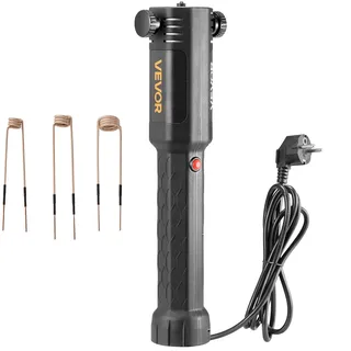 Vevor Induktionsheizgerät zum Entfernen von Schrauben, 1100 W, magnetisches Induktionsheizgerät-Set, Heizgerät zum Entfernen von rostigen Schrauben, Autowerkstatt-Reparaturwerkzeuge mit 3 Spulen