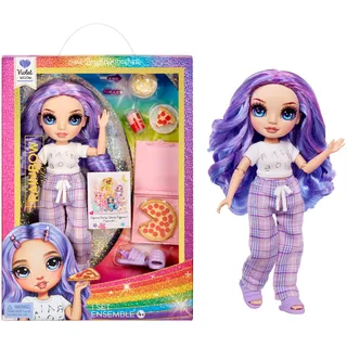 MGA Entertainment Rainbow High Junior High PJ Party Fashion Doll Violet (Purple)