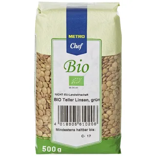 METRO Chef Bio Grüne Teller Linsen (500 g)