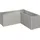 Belvedere Midi L150 152 x 152 x 61 cm quarzgrau-metallic