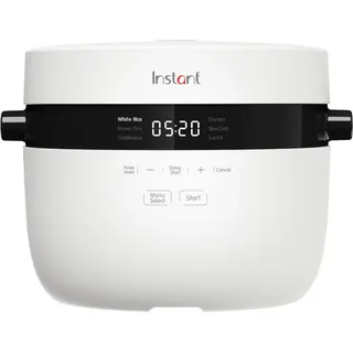 Instant Rice Cooker & Steamer, Dampfgarer + Reiskocher Weiss