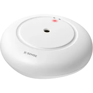 X-Sense STANDALONE Wassermelder mit Batterie, Wassersensor IP66, Mini-Wasserdetektor mit 110 dB Audio-Alarm, batteriebetrieben, Wasseralarm Melder für Küchen, Keller, Waschbecken,WS01
