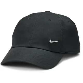 Nike Dri-FIT Club Unstructured Metal Swoosh Cap 010 black/metallic silver M/L