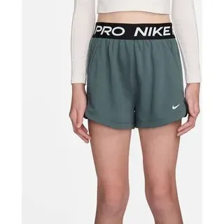 NIKE Kinder Shorts Pro Fleece, Größe L in Grau MINERAL SLATE/MINERAL SLATE/BLACK/W