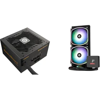 Enermax Technology ENERMAX MARBLEBRON II 850 Watt modulares 3.1 ATX Gaming Netzteil 80PLUS Bronze & AQUAFUSION II 240mm ARGB CPU Wasserkühlung mit Digital Anzeige Bundle; EMB850-AQFA240