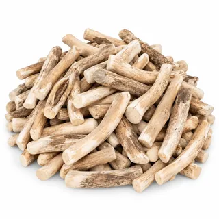NaDeco Treibholz zum Basteln 1 kg, 12-15 cm, 50-70 Stück, getrommelt | Rund geschliffen in der Trommel — keine Splitter, keine scharfen Kanten, und genug Auswahl für größere Arbeiten
