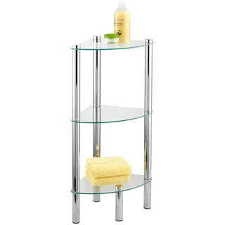 Wenko Haushalts- und Badeckregal Yago mit 3 Glasplatten