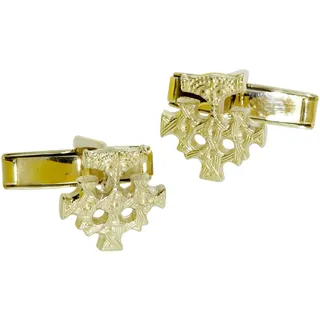 Ostsee-Schmuck Manschettenknöpfe OSTSEE-SCHMUCK "Ostsee-Schmuck Manschettenknöpfe Hiddensee", gelb, Manschettenknöpfe, Herren, Silber 925 (Sterlingsilber),