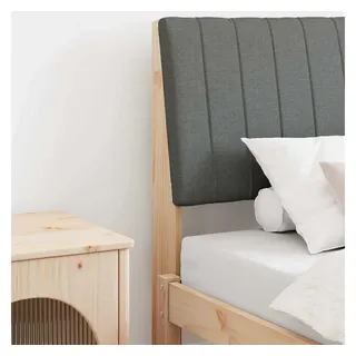 vidaXL Gepolstertes Kopfteil 90 cm Dunkelgrau