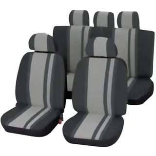 Unitec Newline 14 teilig Schwarz, Grau Alle Sitze 84957