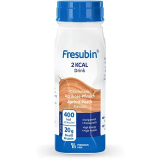 Fresenius Kabi Fresubin 2 kcal Drink Aprikose Pfirsich Trinkflasche, 24 x 200 ml, 1er Pack (1 x 5,5 kg)