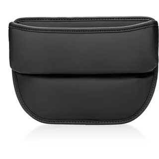 Obumi Autositz Lückenfüller Organizer, für Skoda/Citigo/Enyaq/Fabia/Kamiq/Karoq/Kodiaq Leder Sitz Aufbewahrungsbox Vordersitz Multifunktionale Innen Zubehör,A Black