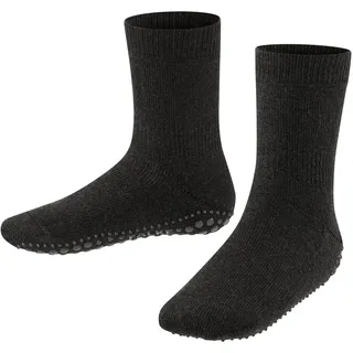 Falke Stoppersocken Catspads K Hp Baumwolle rutschhemmende Noppen 1 Paar, Grau Asphalt Melange 3180, 35-38