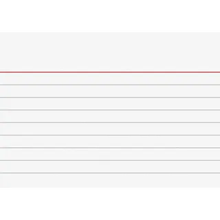 Brunnen Karteikarten A7 liniert weiß 100