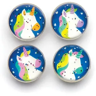 Flummi Einhorn mit Glitzer (pro Set 8) Mitgebsel