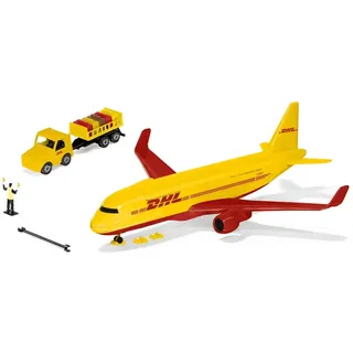 Siku 1702 DHL Frachtflugzeug mit Zubehör