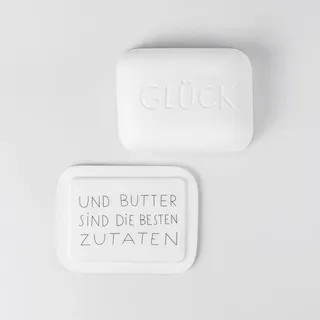 räder Butterdose Glück