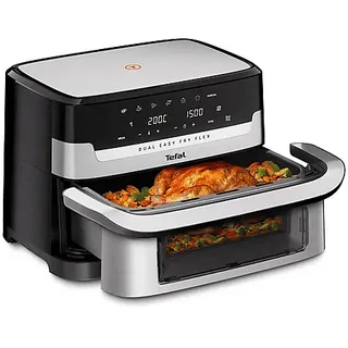 Tefal EY922D Dual Easy Fry Flex Heißluftfritteuse