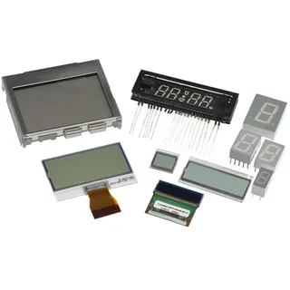 Kemo LED- und LCD-Anzeigen-Sortiment S043, Zufallssortiment, ca. 10 Stück