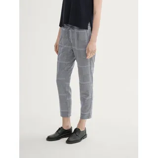 Tom Tailor 1042930 Hosen Navy Blue Check 38 28