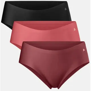 INVISIBLE HIPSTER - 3-Pack - Schwarz | Blush | Ruby - S