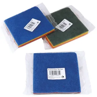 g. p. import von nonfood-waren gmbh Scheuervlies, 3er Pack, zufällige Farbe