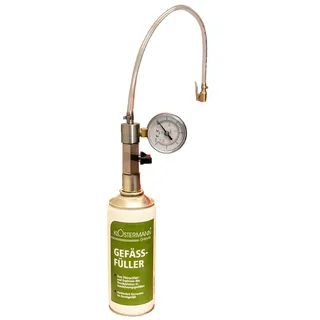 Klostermann GmbH Gefäßfüller (brennbar) 400 ml - Klostermann Chemie 9905 und Anschlussadapter mit Manometer 0-6 bar