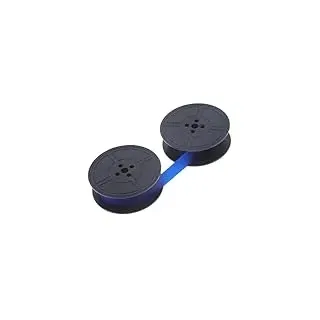 VILLCASE Professionelles Schreibmaschinenband aus Nylon Stark Tintenabsorbierend und Farbecht Blaues Tintenband für Klassische Schreibmaschinen und Büroschreibmaschinen