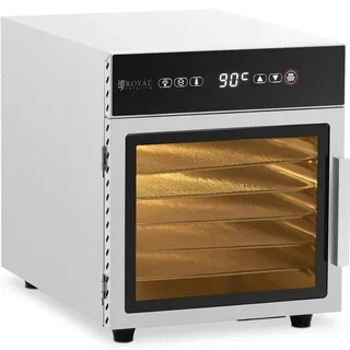Royal Catering Dörrautomat Obsttrockner Dörrapparat Edelstahl 500 W 6 Etagen